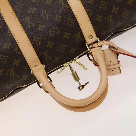 LOUIS VUITTON Monogram Keepall Bandouliere 50 Boston Bag M41416 LV Auth 129962V - Picture 5 of 14
